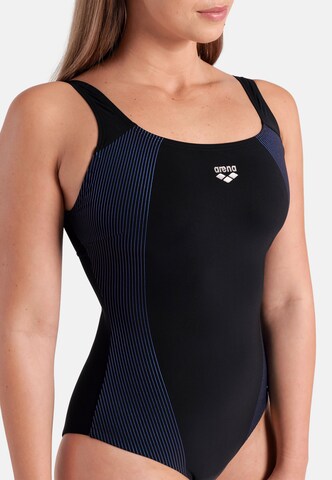 ARENA Bustier Formgivende badedragt 'SHAPEWEAR ADELE C-CUP' i sort