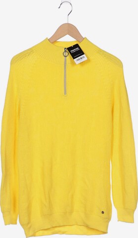 Walbusch Sweater & Cardigan in XXL in Yellow: front
