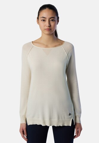North Sails Sweater 'Aloe' in White: front