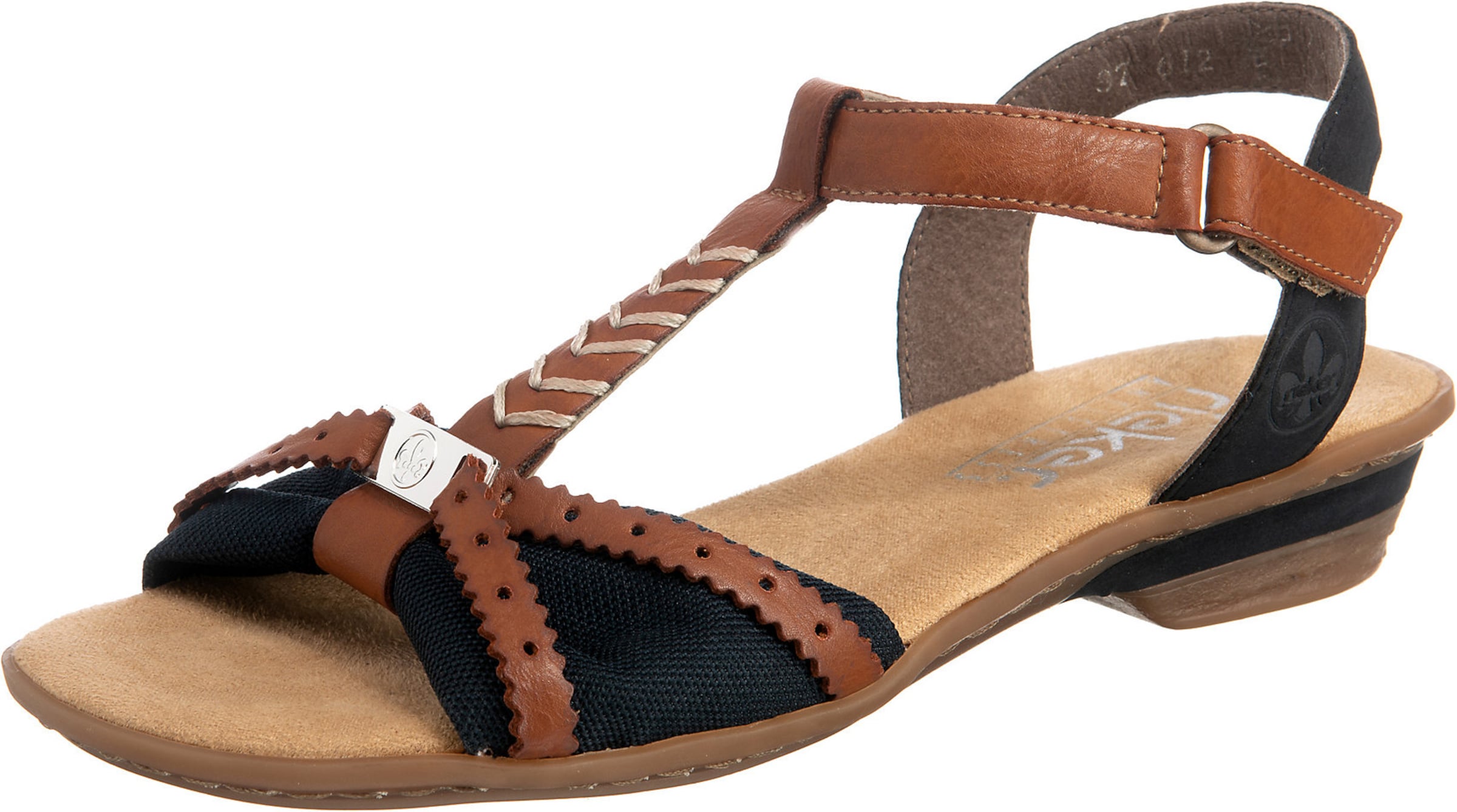 Rieker Sandale in Blau: Vorderseite