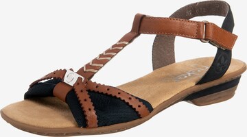 Rieker Sandals in Blue: front