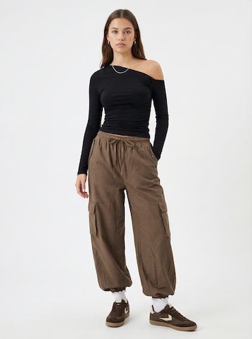 Loosefit Pantalon cargo 'Lenni' studioselect en marron