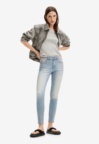 Desigual Slimfit Kavbojke | modra barva