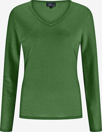Pullover di CASH-MERE.CH in verde: frontale
