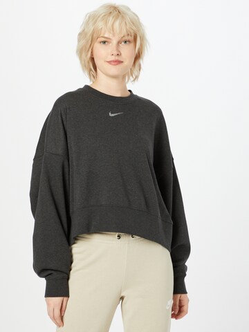 Nike Sportswear - Sweatshirt de desporto em preto: frente