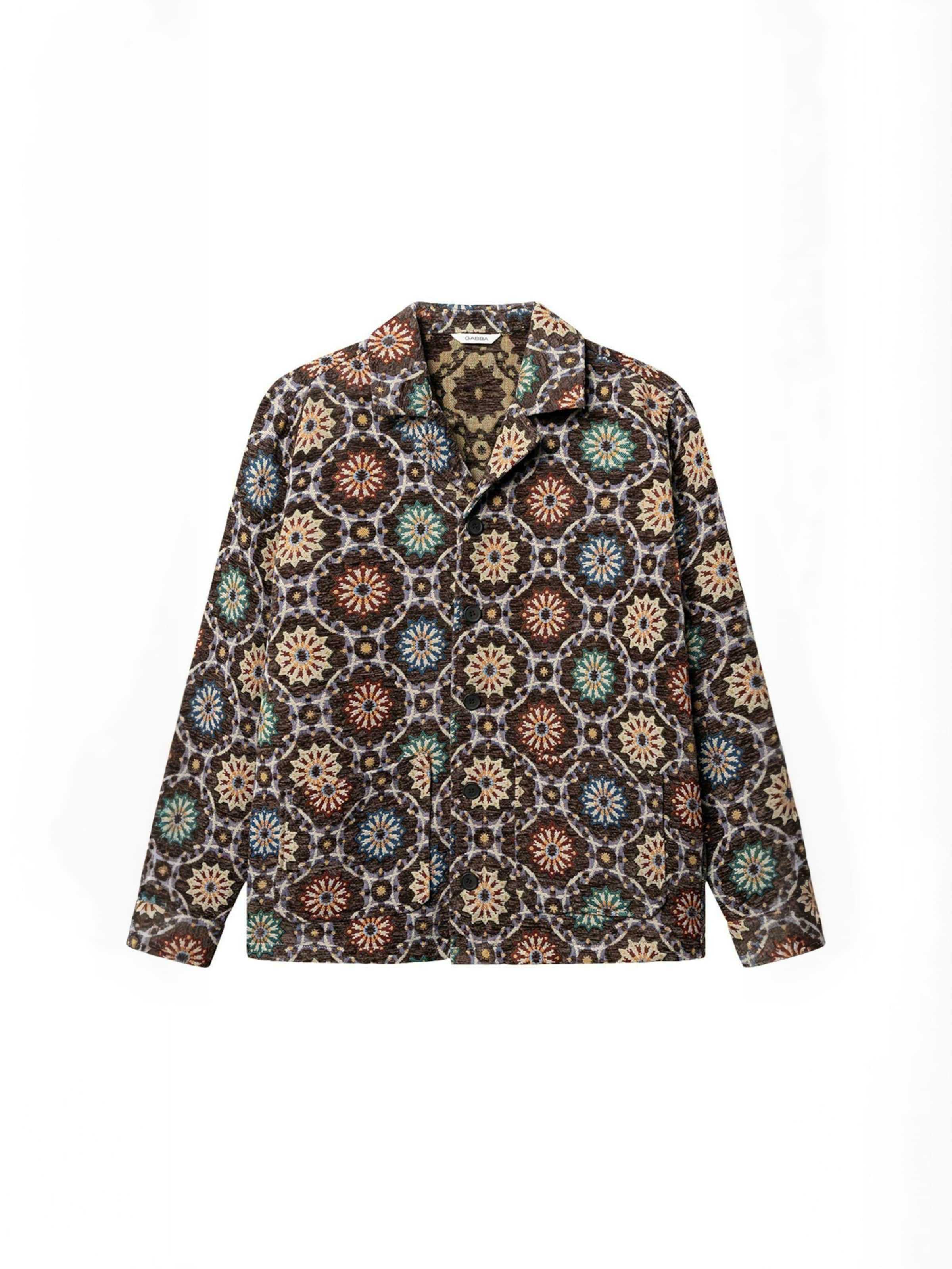 GABBA Regular fit Tussenjas ' Simone ' in Bruin: voorkant