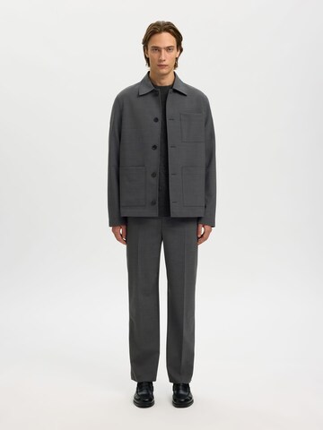 SELECTED Loosefit Hose in Grau