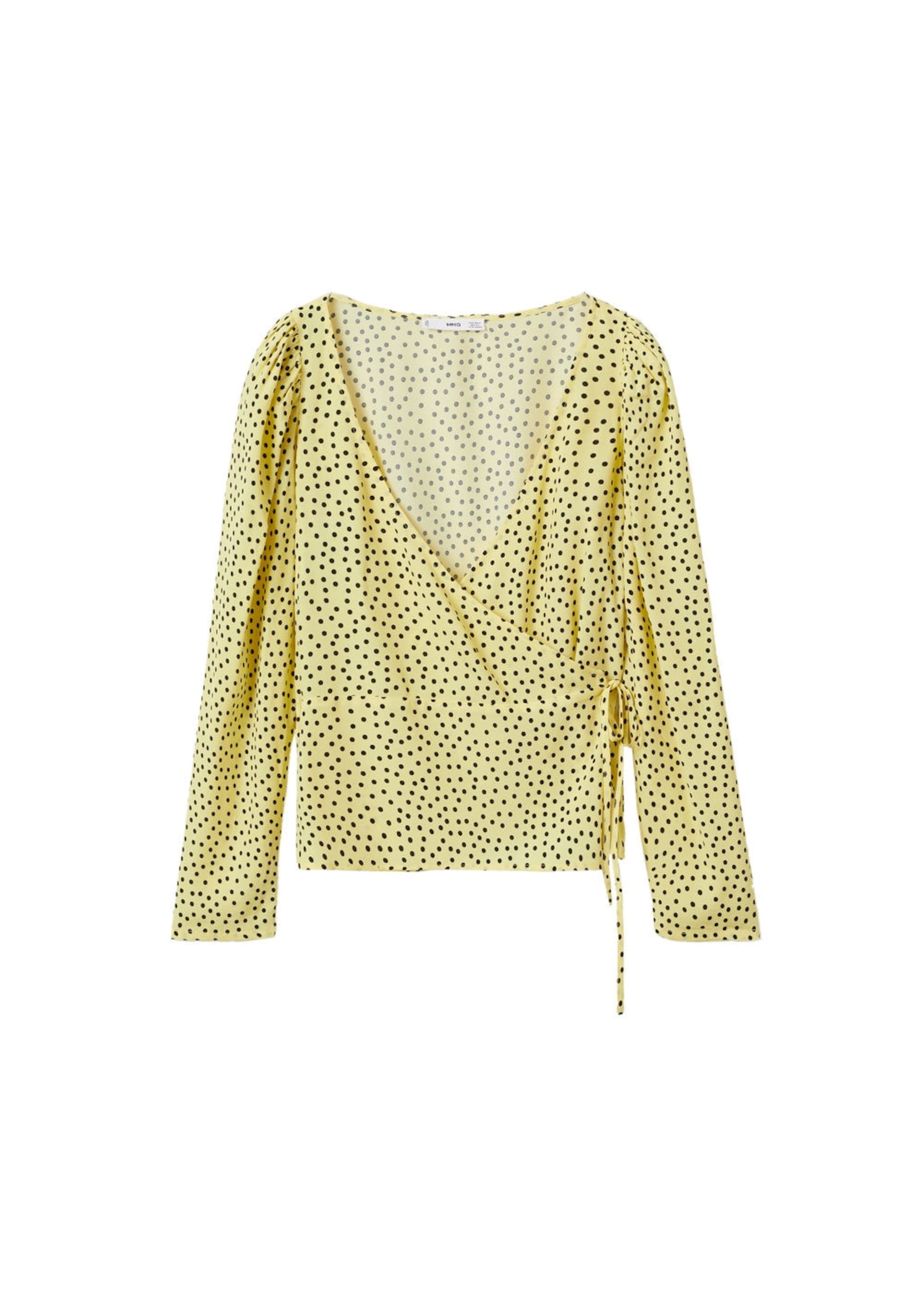 MANGO Blouse 'Topacio' in Yellow / Black, Item view