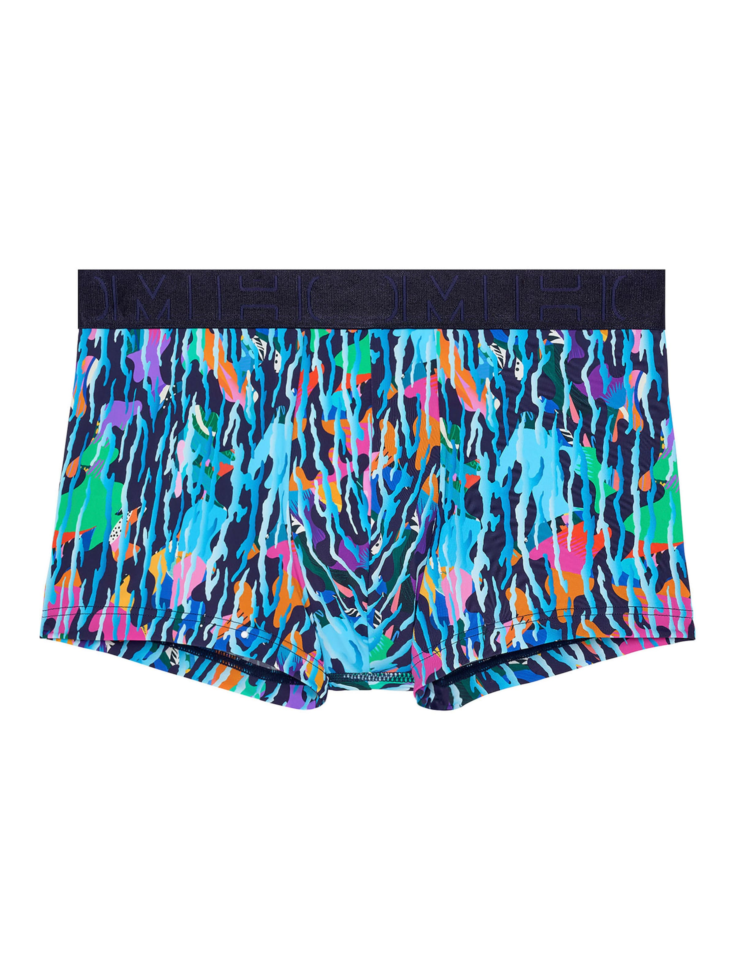 HOM Boxershorts ' Funky Styles ' in Blauw: voorkant