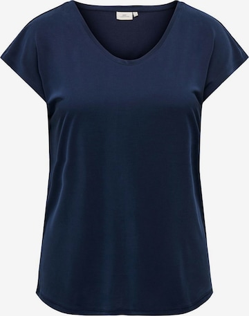 ONLY Carmakoma Shirt in Blauw: voorkant