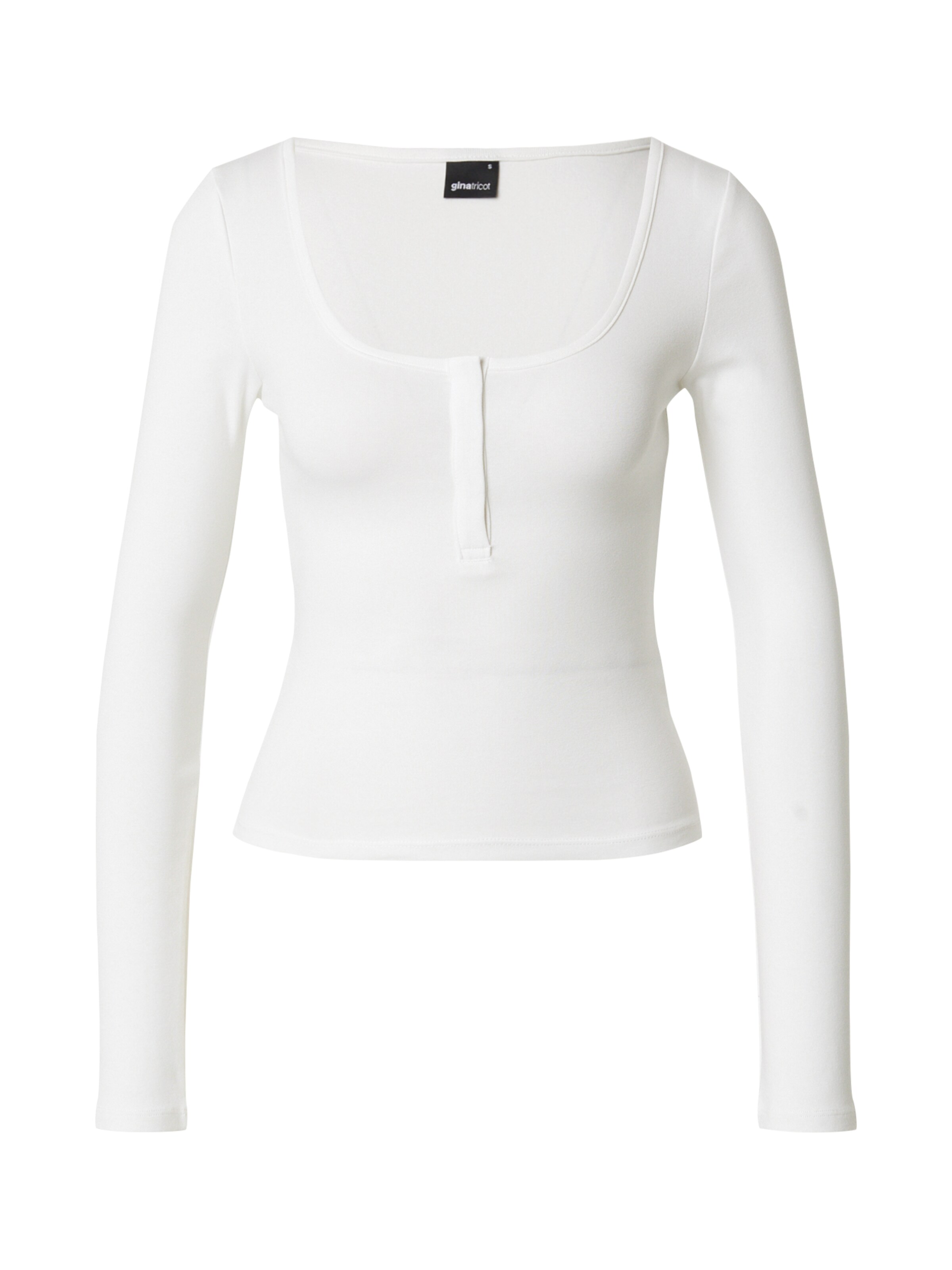 Gina Tricot Shirt in White: front