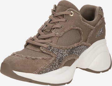 smėlio MICHAEL Michael Kors Sportbačiai be auliuko 'ZUMA': priekis