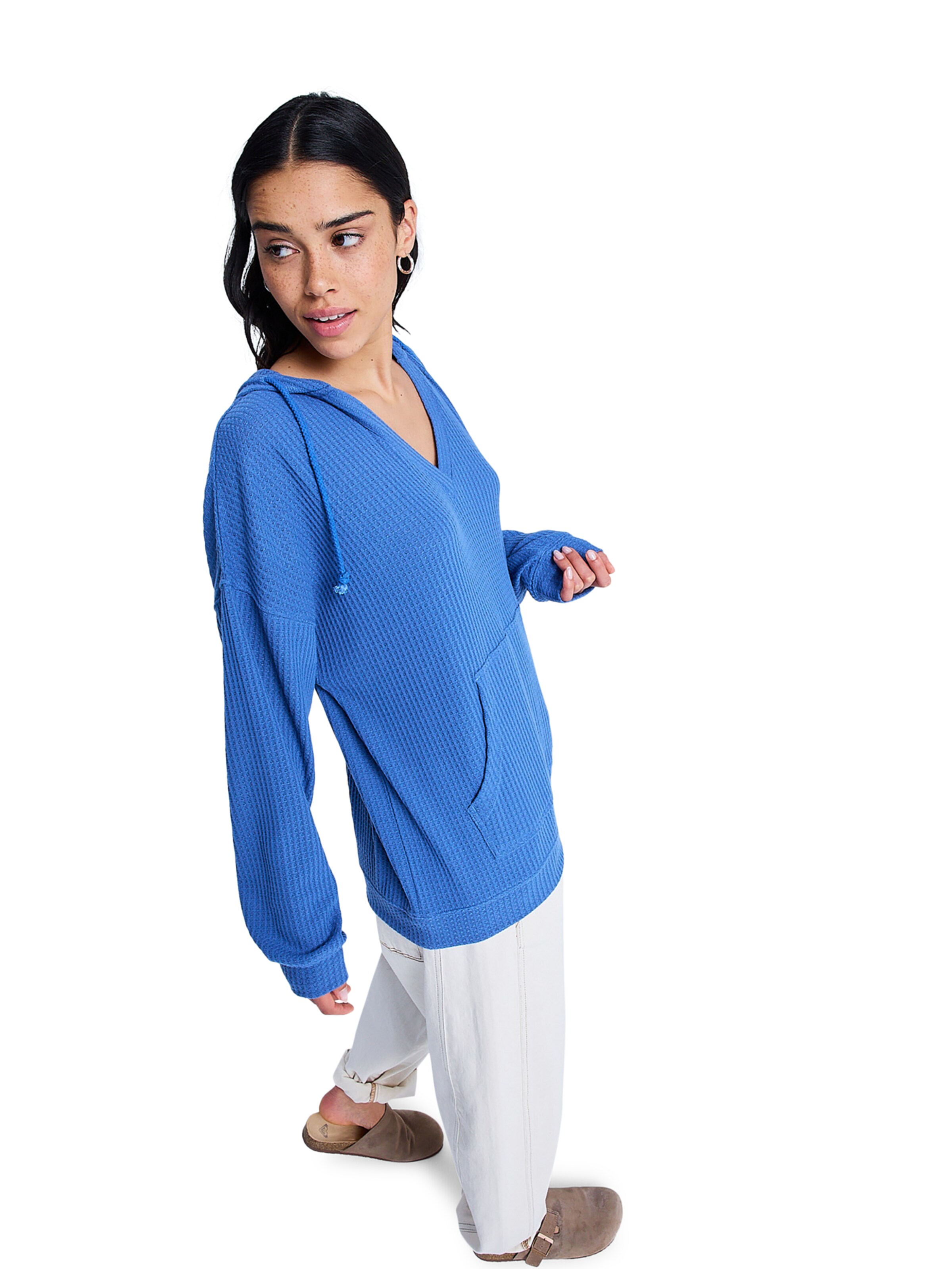 ROXY Oversized Sweater 'Ocean Drive' in Blue