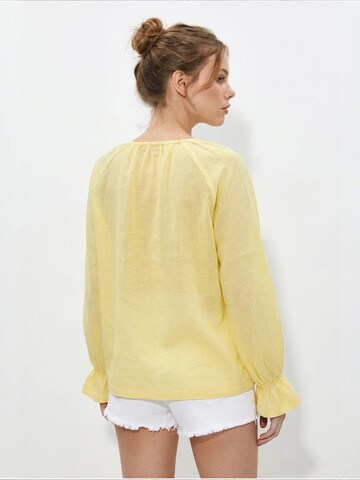 Bianco Lucci Bluse 'Blusen'‌‌‌‌‌ in Gelb