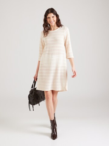 PIECES Knit dress 'PCTAGDA' in White: front