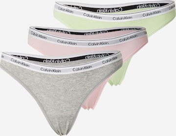 Calvin Klein Underwear Стринги в Серый: спереди