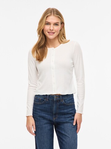 Cardigan 'VIMaggie' VILA en blanc : devant