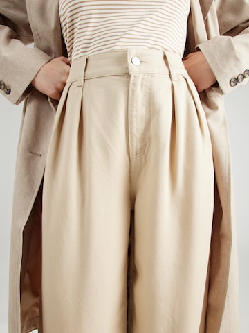 Loosefit Pantalon à pince 'Tanjura' BOSS en beige