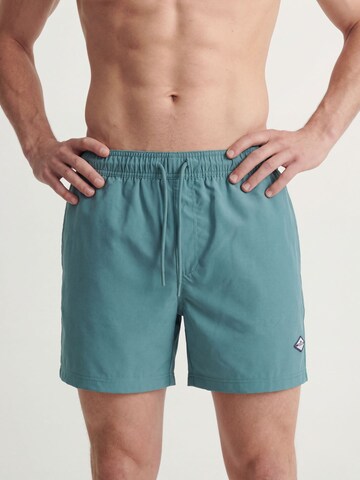 JACK & JONES Plavecké šortky 'JPSTMaui Tropic' – zelená