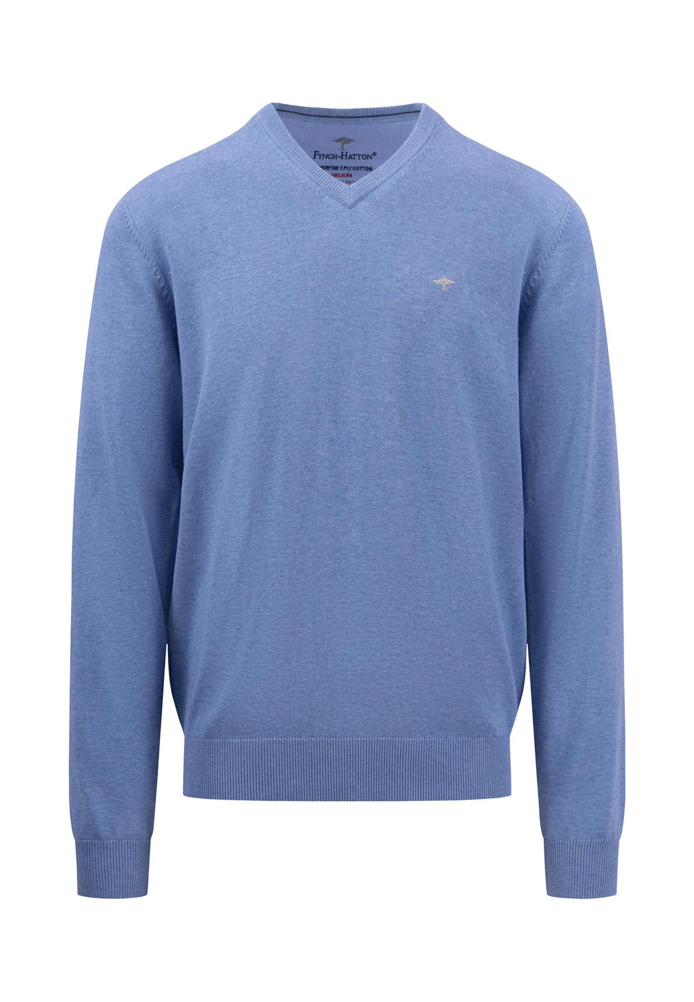 FYNCH-HATTON Sweater in Blue: front