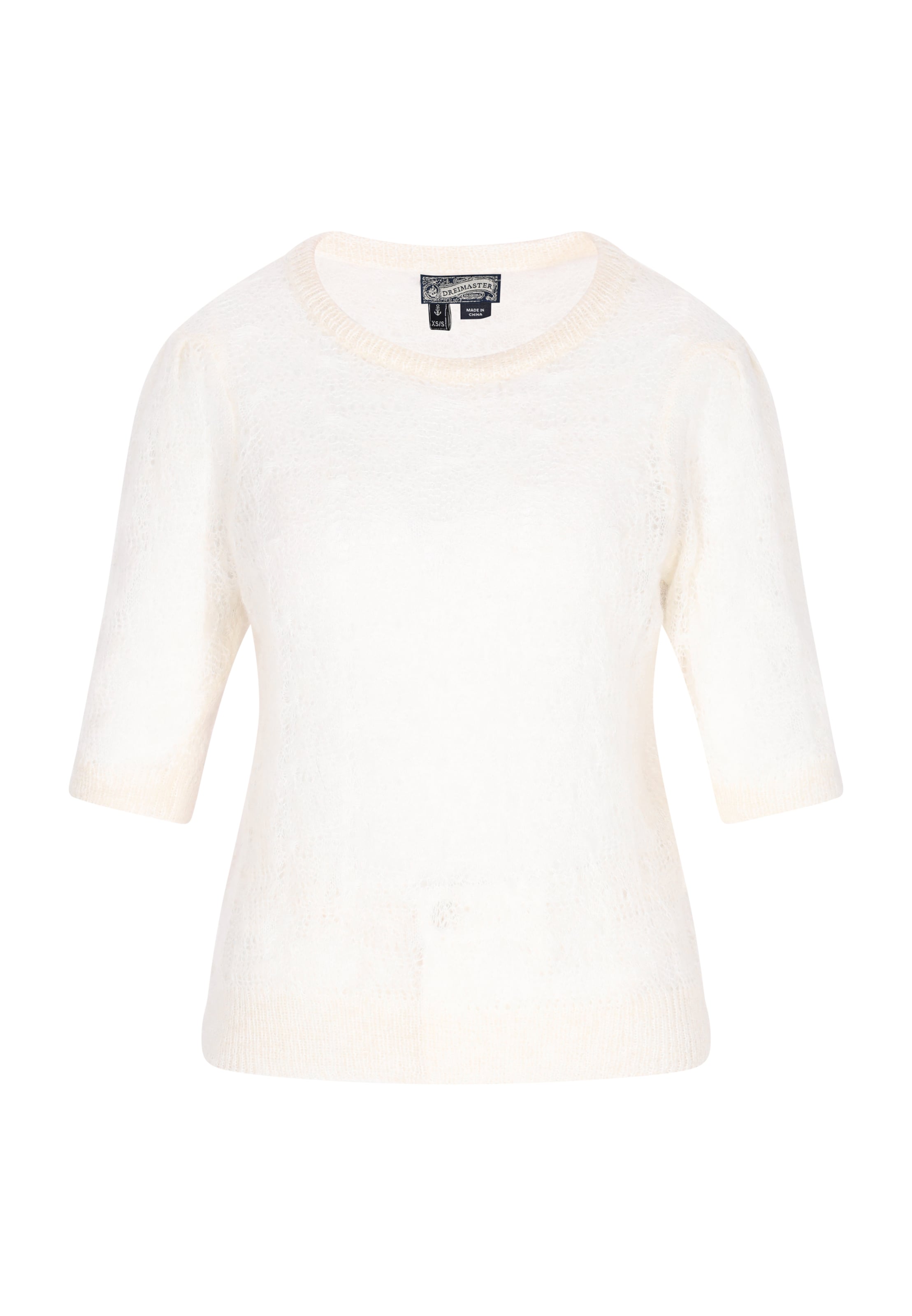 balts DreiMaster Vintage Džemperis 'Vintage': no priekšpuses