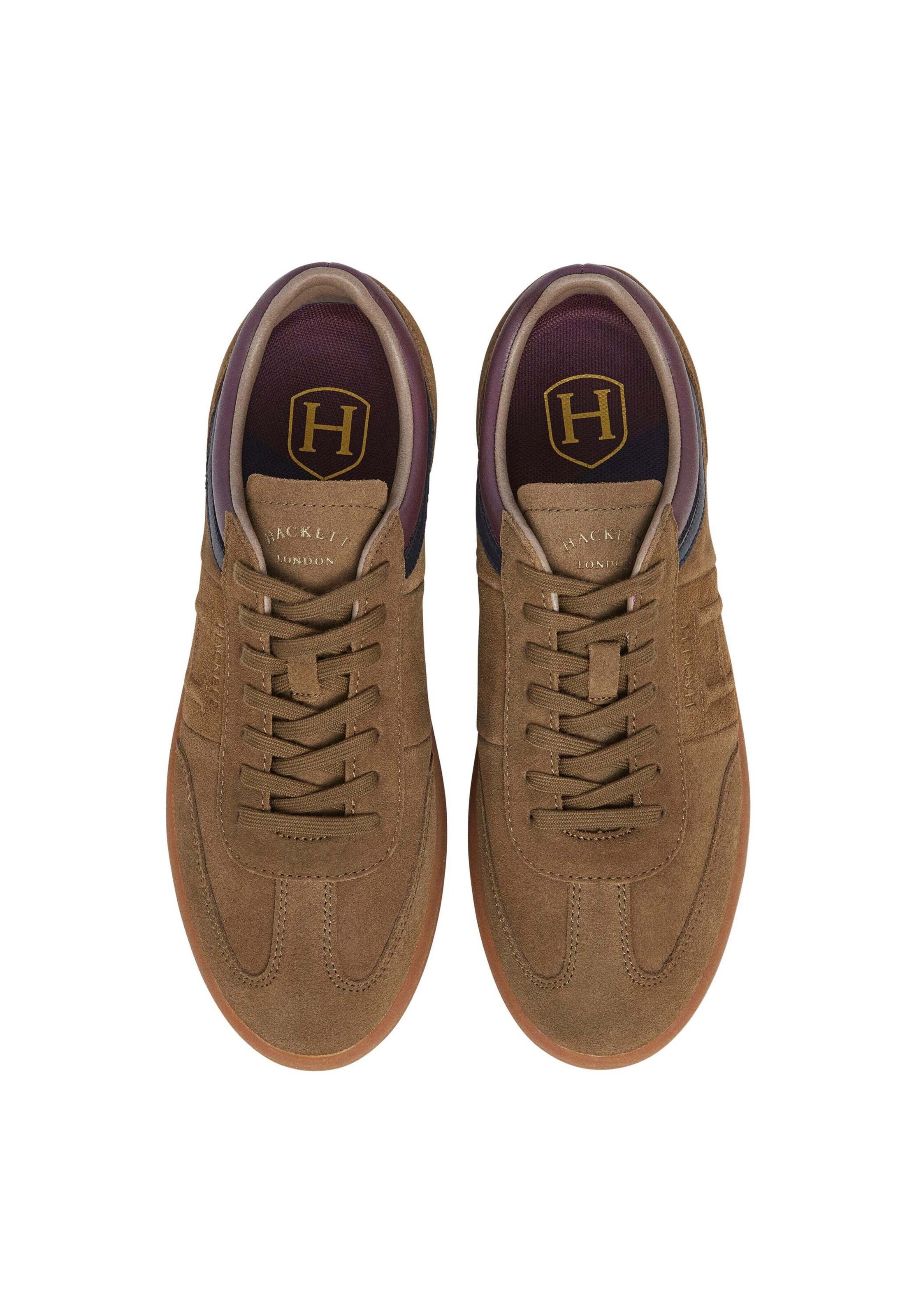 Hackett London Sneaker 'Beck Ivy' in Braun