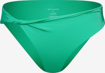 SALT&WAVE Bikinitrusse 'Twist Bottoms' i grøn: forside