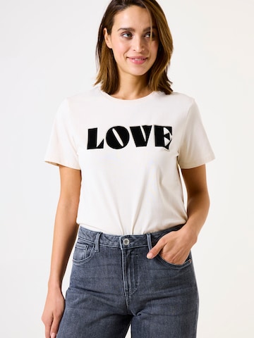 GARCIA T-Shirt in Weiß: Vorderseite
