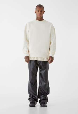 9N1M SENSE Sweatshirt 'Blank' in Weiß