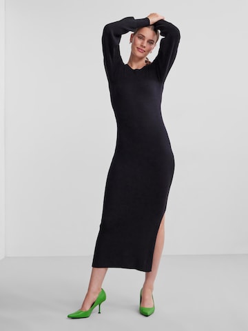 PIECES Knitted dress 'DICTE' in Black