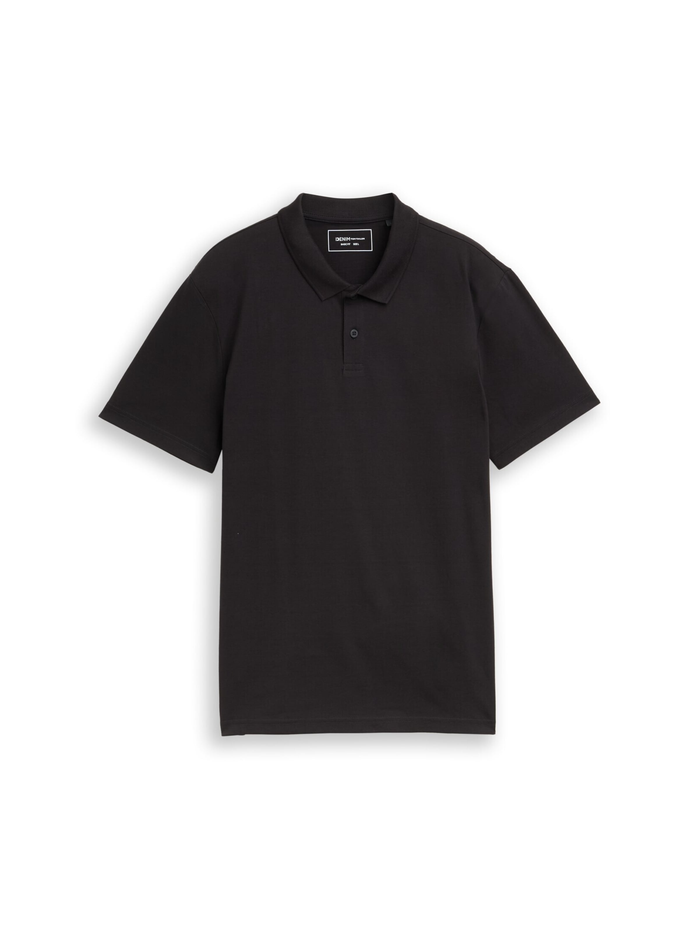 TOM TAILOR DENIM Shirt in Black: front