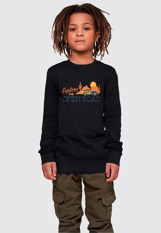 ABSOLUTE CULT Shirt 'Cars - Explore The Open Road' in Black: front