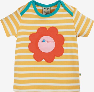 Frugi Tričko 'Bobster' - modrozelená / tmavožltá / homárová / ružová / biela, Produkt