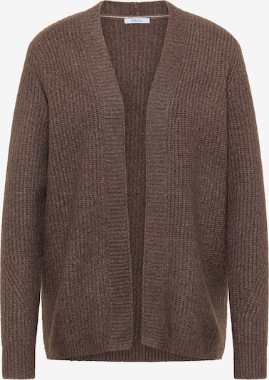 CECIL Strickjacke in schoko, Produktansicht