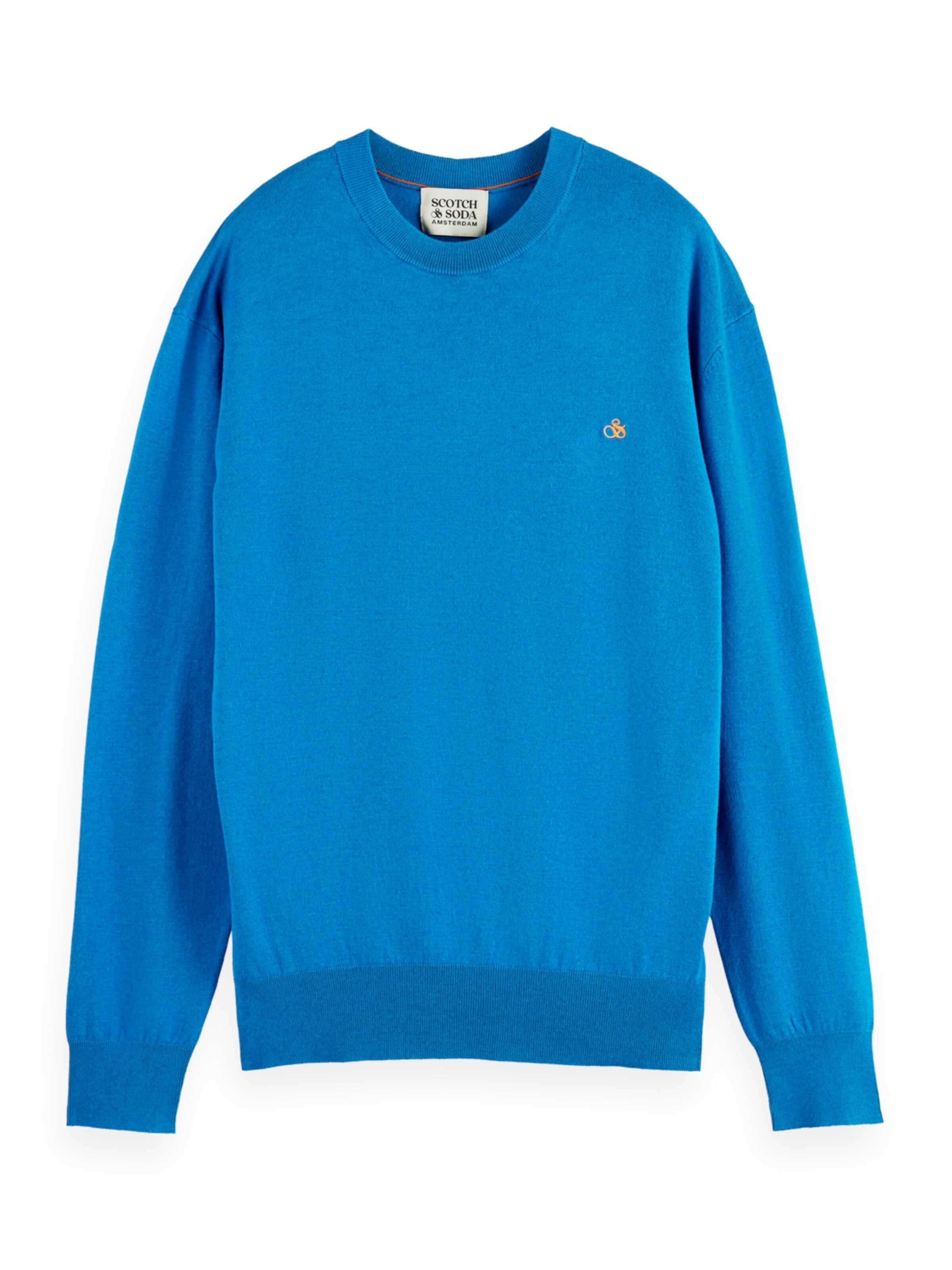 SCOTCH & SODA Pullover 'Essentials' in Blau: Vorderseite