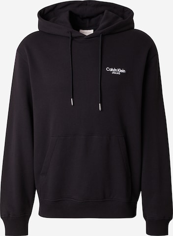 Calvin Klein Jeans Bluzka sportowa w kolorze czarny: przód