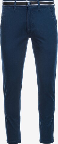 Ombre Regular Chino Pants 'P156' in Blue: front