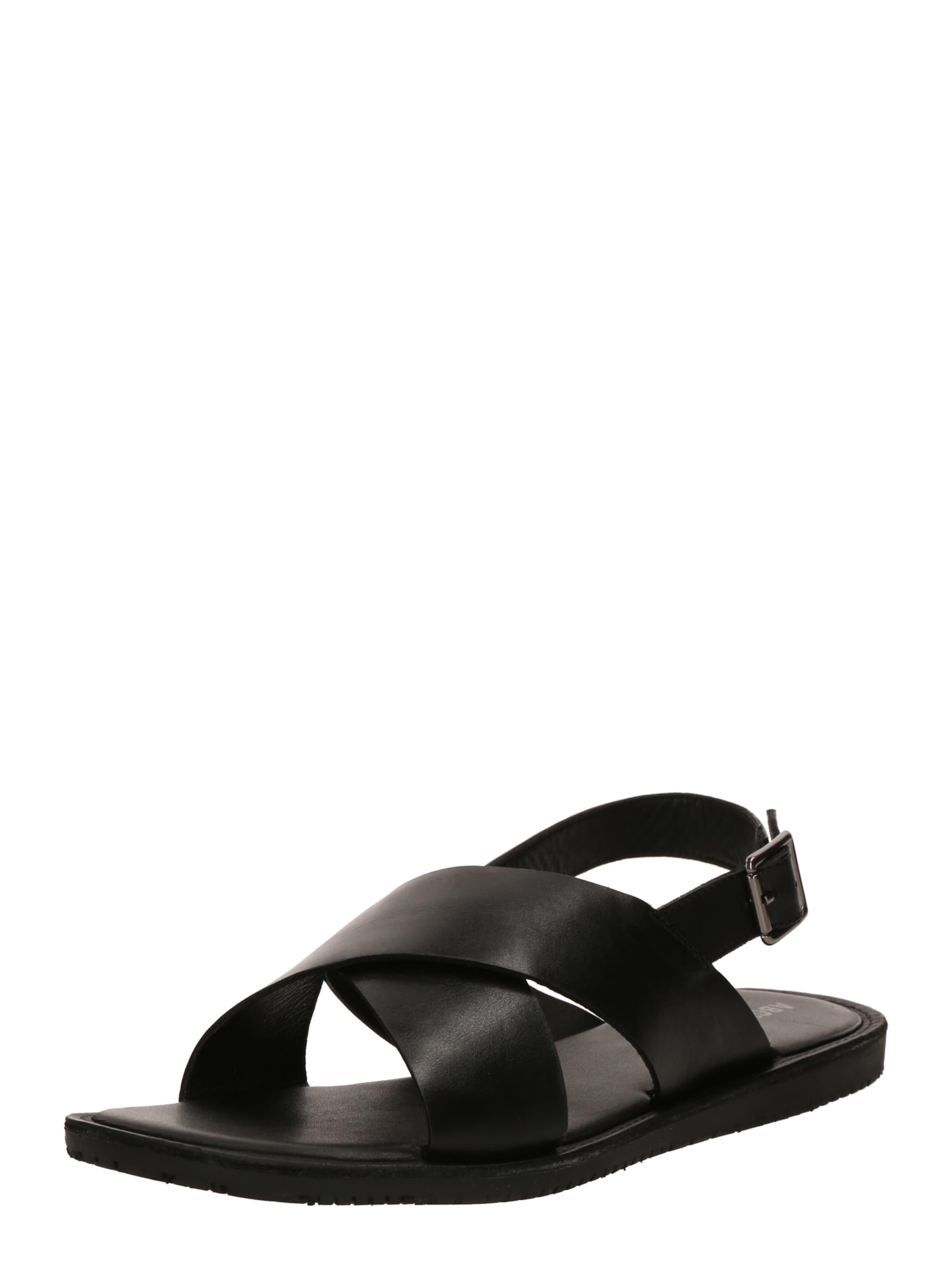 ABOUT YOU Sandals 'Bent' in Black: front