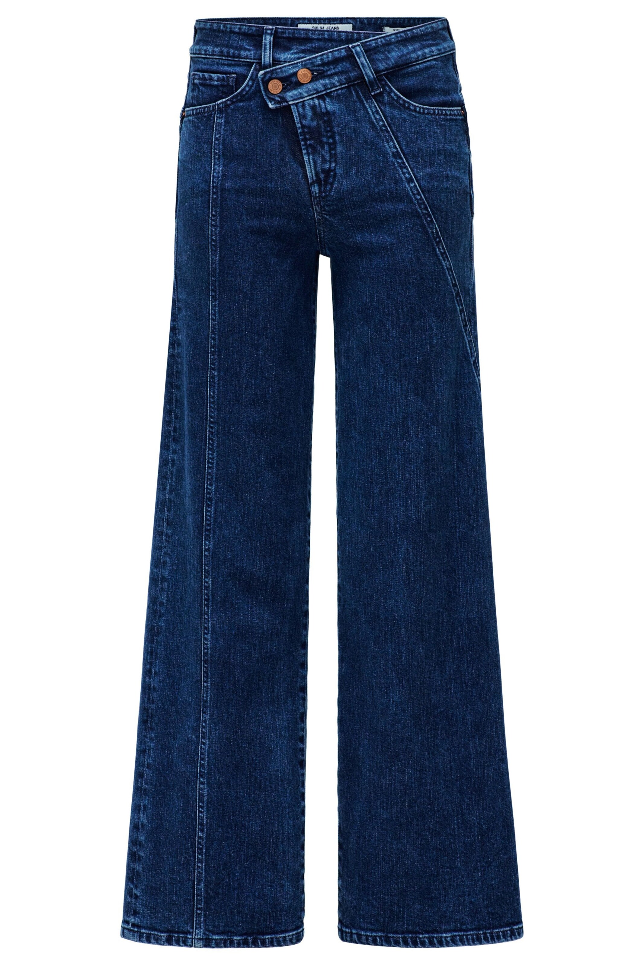 Salsa Jeans Wide Leg Jeans in Blau: Vorderseite
