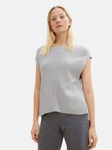 TOM TAILOR Sweater in Grey: front