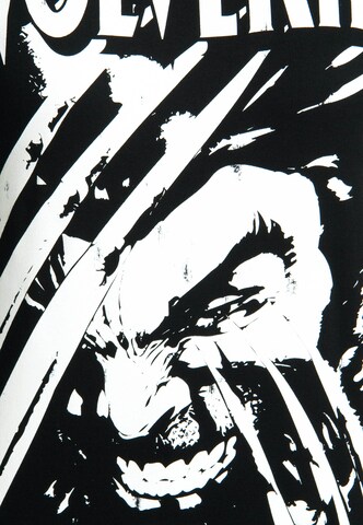 LOGOSHIRT Shirt 'Wolverine' in Zwart