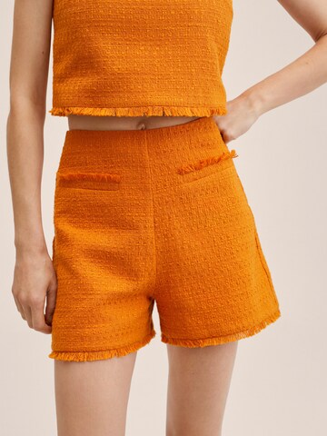 MANGO Shorts 'Chani' in Orange: front