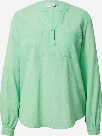 Kaffe - Blusa 'Vivian' en verde: frente