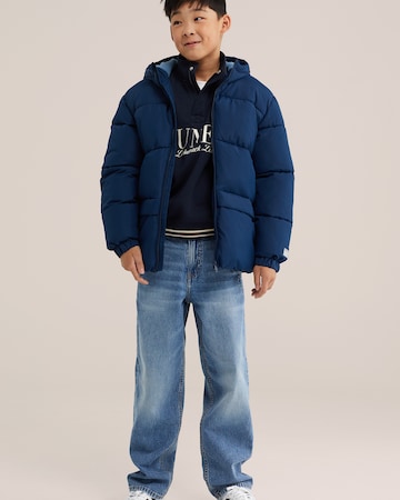 WE Fashion Преходно яке в синьо