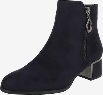 Ital-Design Ankle Boots in Blue: front