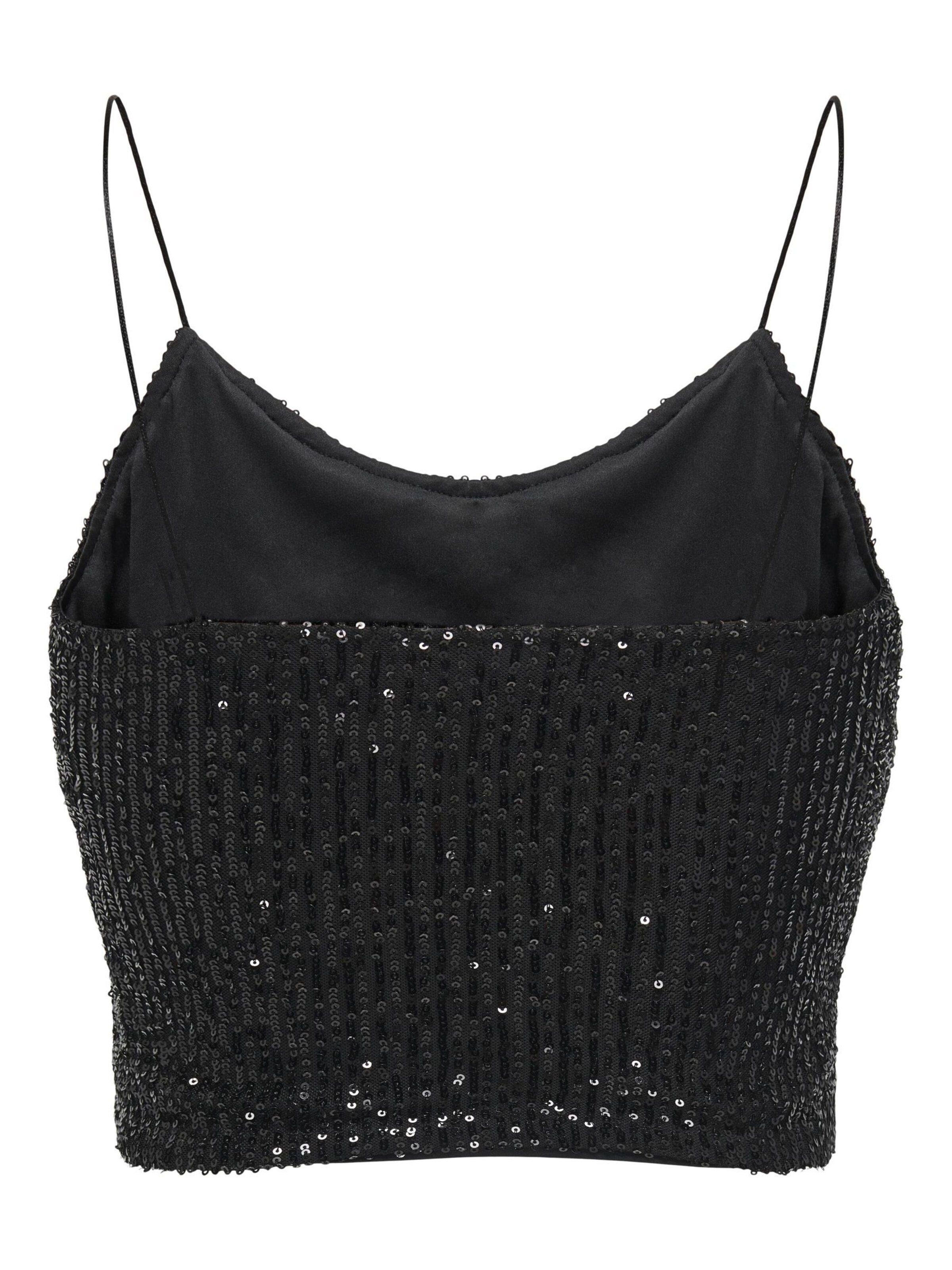 Top 'ANA' di ONLY in nero