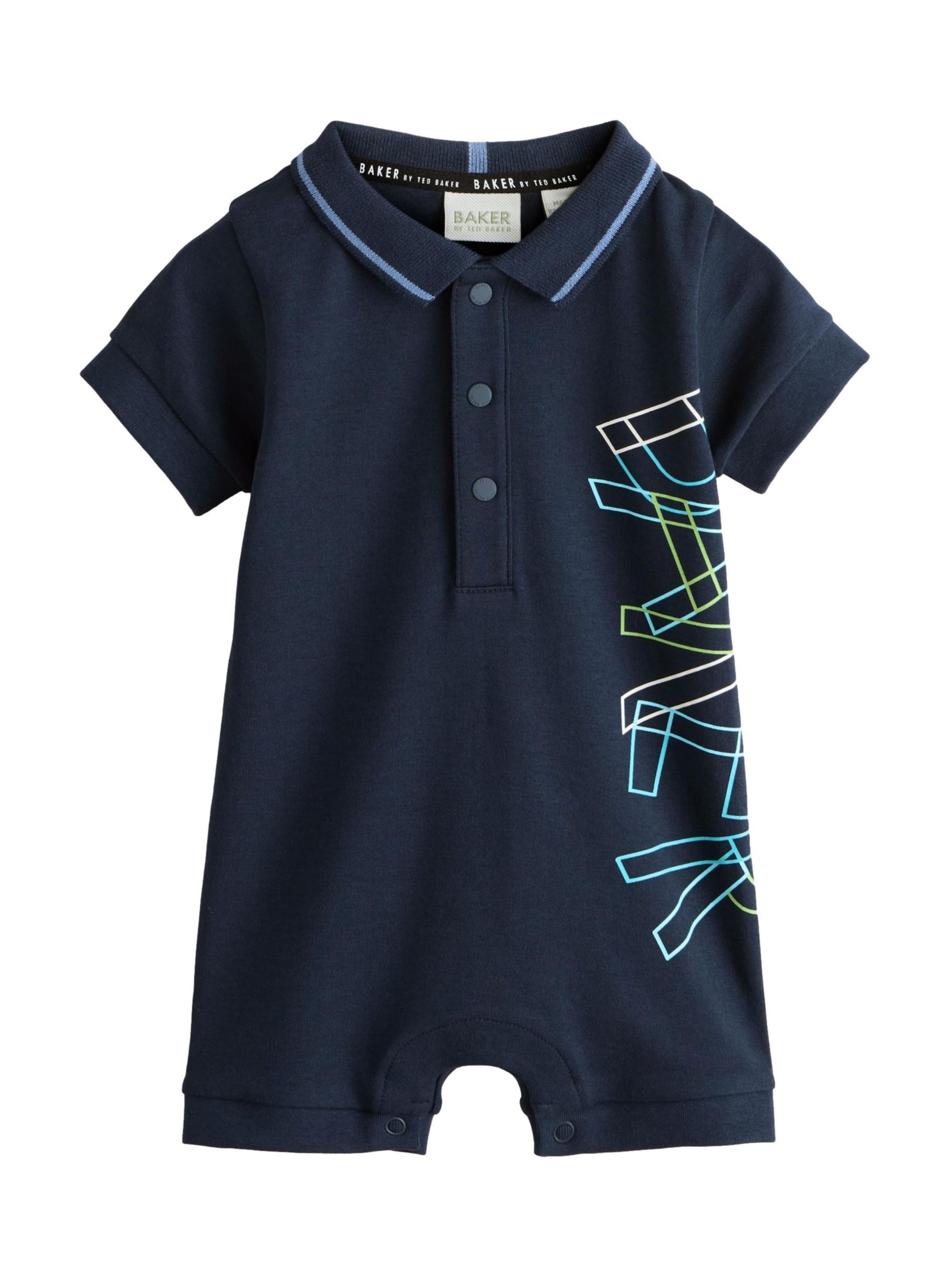 Baker by Ted Baker Pajac/bodi | modra barva: sprednja stran