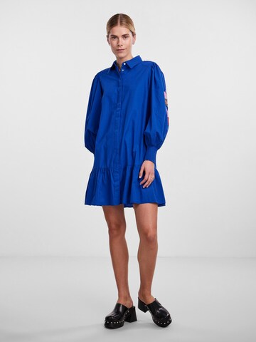 Y.A.S Shirt Dress 'Olympa' in Blue