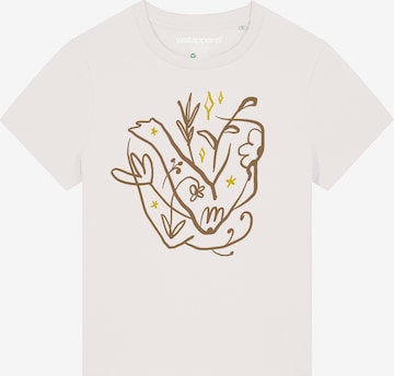 T-shirt 'Self Love' Watapparel en blanc : devant