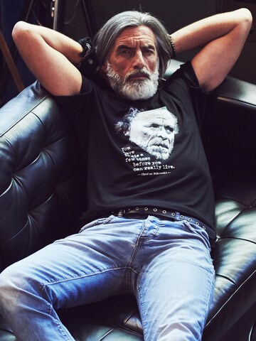 MAKAYA Shirt 'You have to die' in Black